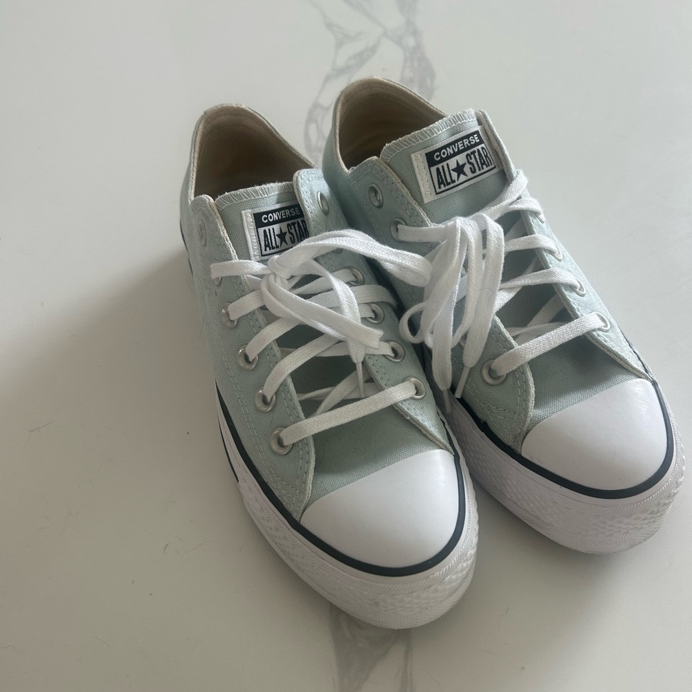 Converse Platform Sneakers, You Dew You Light Blue